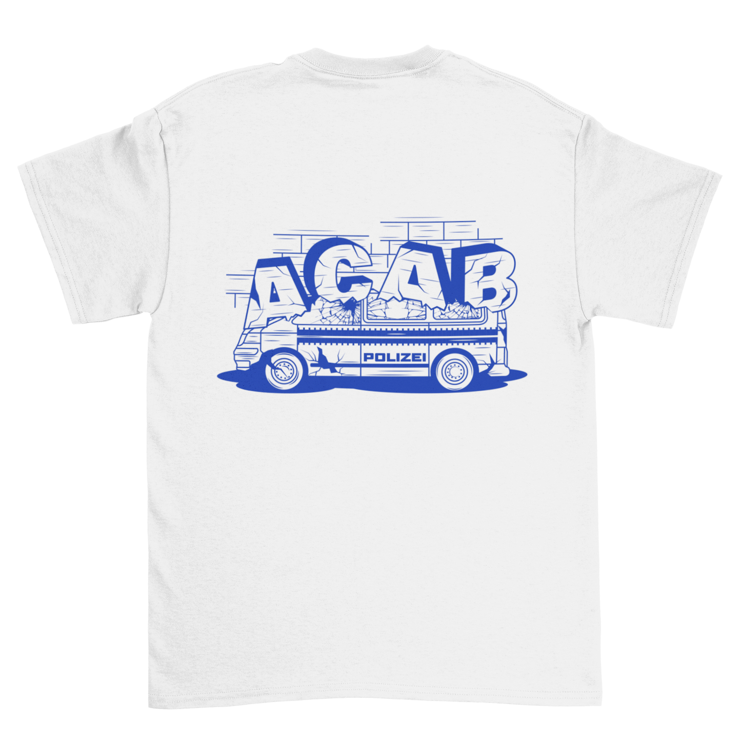 Destroyed car Backprint | Shirt